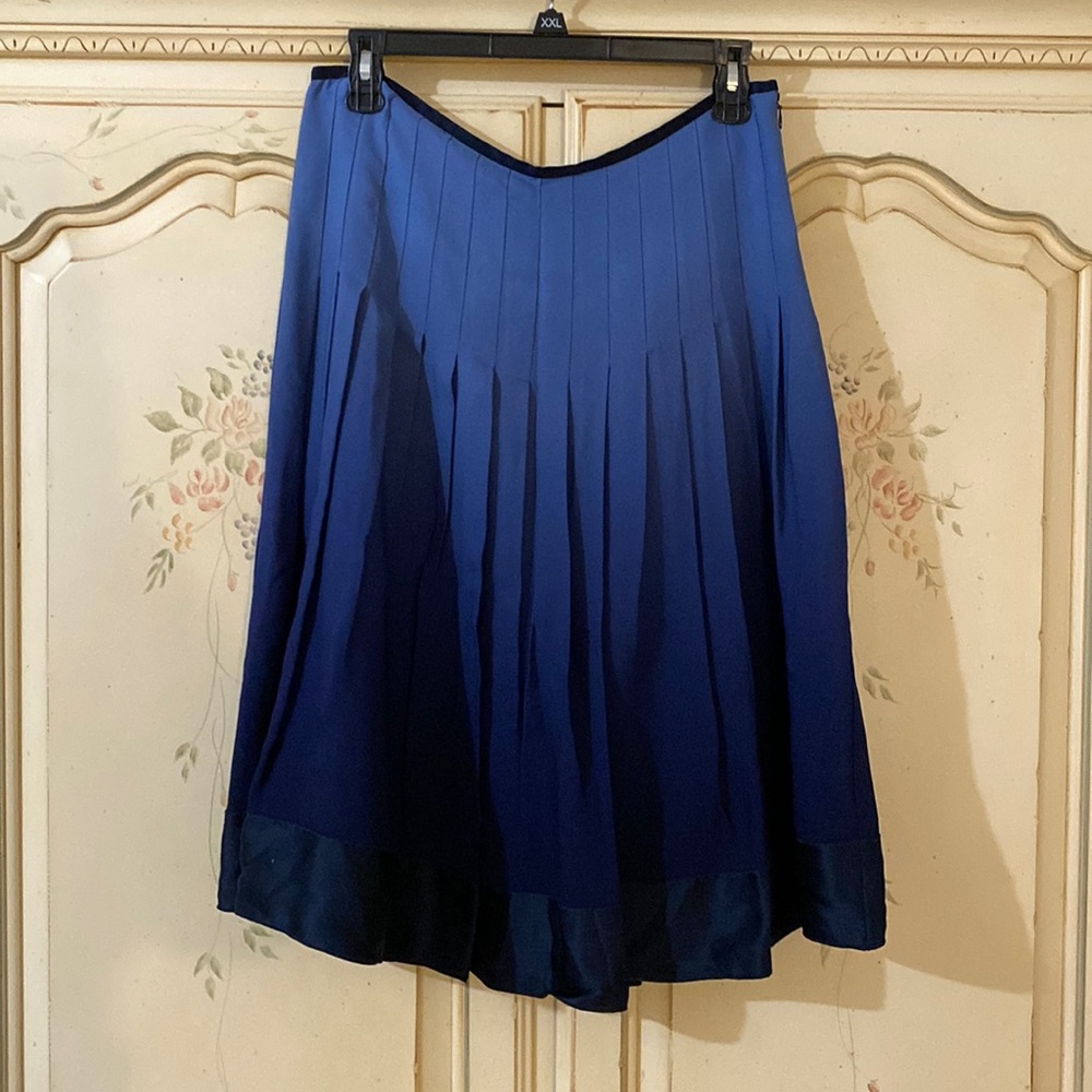 Talbots silk skirt